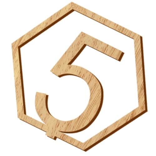 Numéro de table de mariage en bois champêtre pour décoration de buffet rustique