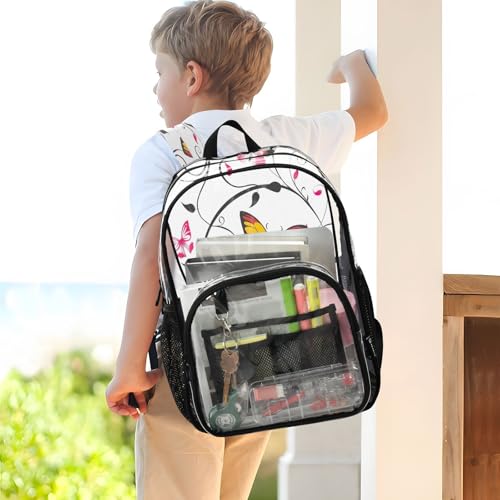 Mochila transparente escolar para evitar pérdidas de tiempo en controles de institutos 7