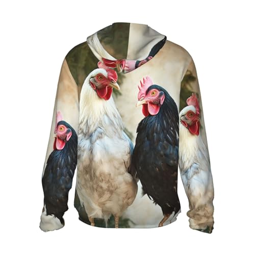 Veste à capuche anti coup de soleil Four Chicken UPF 50+ zippée extérieur - 3