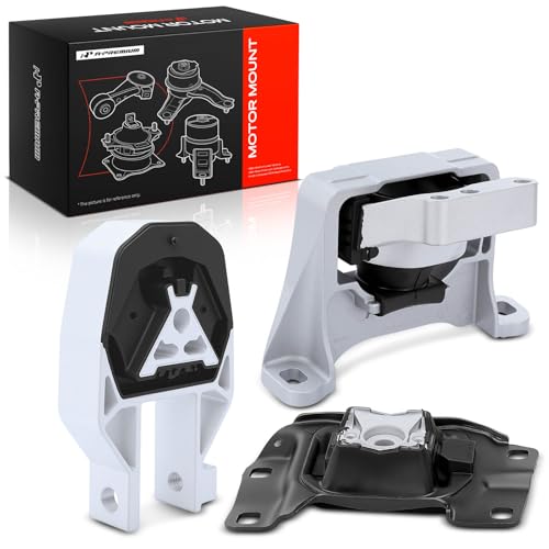 1.5L EcoBoost - Engine Vibration At Idle - 2020 Ford Escape 8 A-Premium 3PCS Engine Motor Mount and Transmission Mount Set Compatible with Ford 2013-2016 Escape, 2014-2021 Transit Connect, 2.0L 2.5L, Automatic Transmission, Replace# CV6Z6068A BV6Z6038A AV6Z6068A
