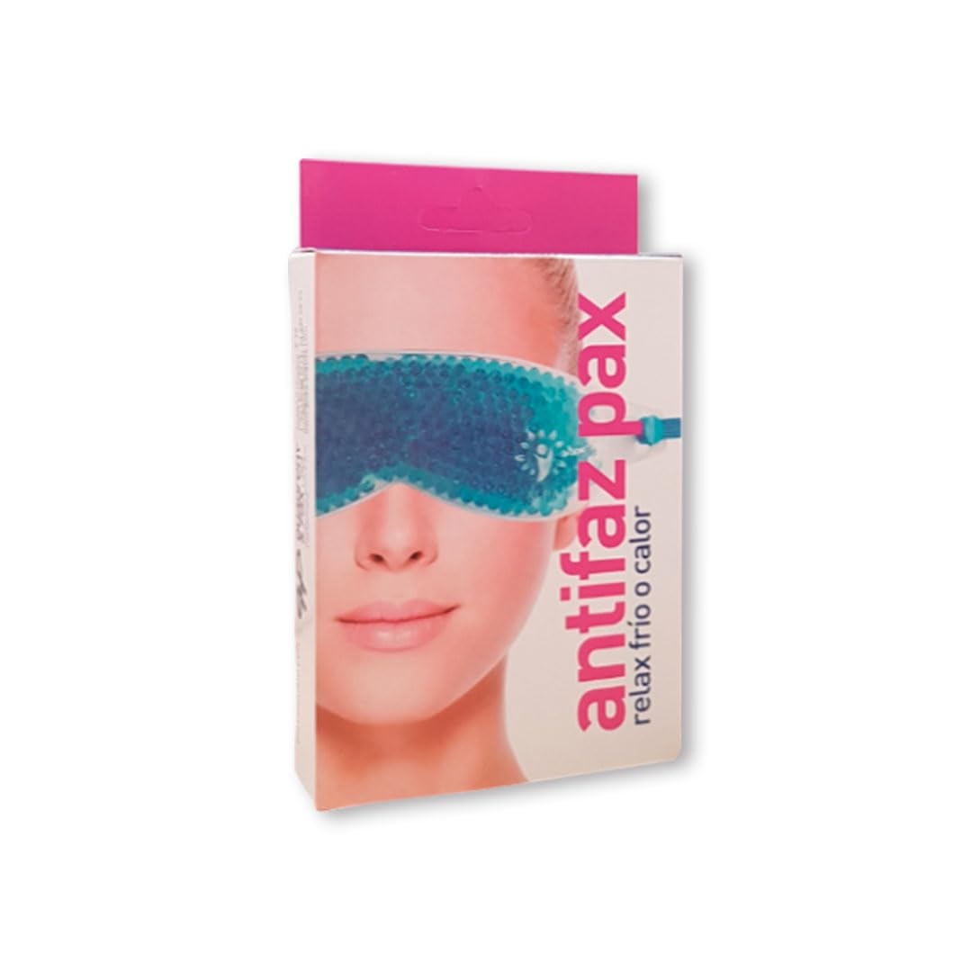 Antifaz Gel Frío Calor Ojos Hinchados y Antiojeras | Máscara para Dormir | Alivia Migraña, Dolores de Cabeza y Congestiones Nasales | Antifaz Relajante
