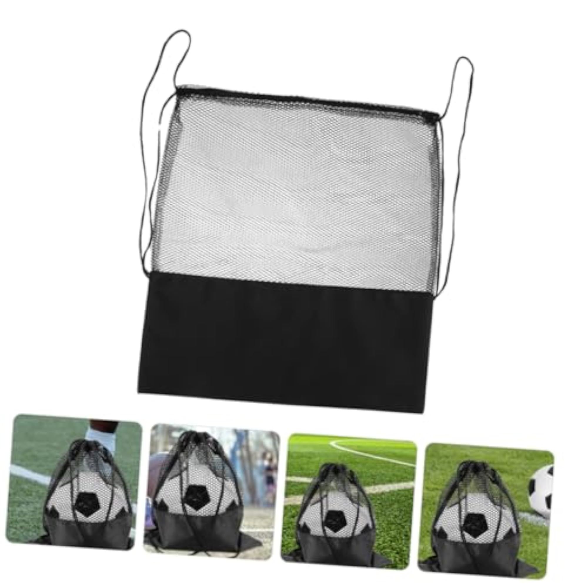 Single Basketball Soccer Drawstring Carrier Bag