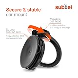 subtel® Uchwyt GPS z przyssawką na przednią szybę, kompatybilny z Tomtom One, XL, XXL Serie, zdejmowana i łatwa do odłączania