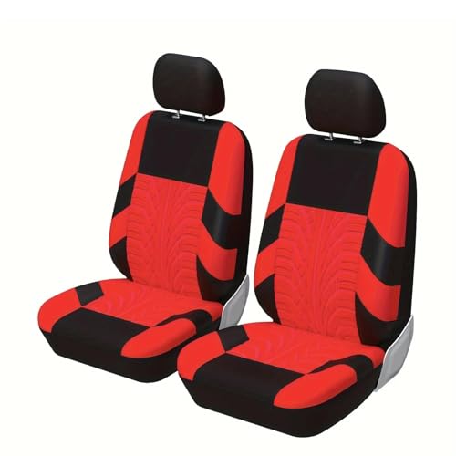 Housse de siege voiture pour masquer les taches - Set de protection universel rouge en tissu