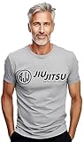 Ann Arbor T-shirt Co. BJJ: Tactical Hugging | Funny Brazilian Jiu Jitsu Jiujitsu MMA Martial Arts T-Shirt-(Grey,L)