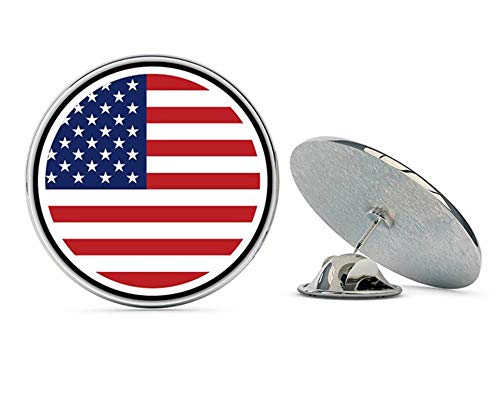 American Flag USA Metal 0.75