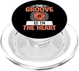 The Groove is in the Heart Discos de vinilo PopSockets PopGrip para MagSafe