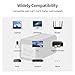 XANHAM RJ45 Coupler Ethernet Cable Extender Female to Female Connector Cat7 Cat6 Cat5e Cat5 LAN in Line Newwork Patch Cord Extension Adapter (Black 5-Pack)
