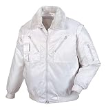 teXXor Piloten Oslo Arbeitsjacke mit abnehmbaren Ärmeln, XL, weiß, 4175