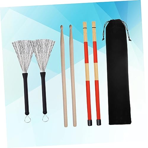 Baquetas para batería con accesorio de madera y nylon miniatura 6