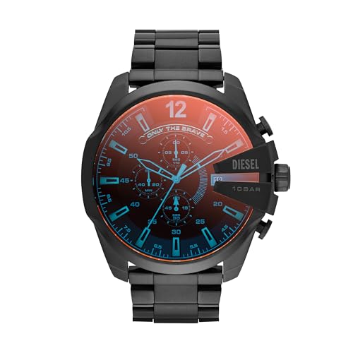 Diesel Men's DZ4318 Mega Chief Black Ip Watch