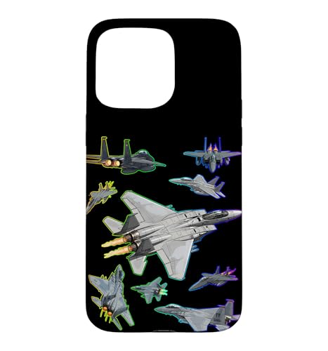 ������F-15�C�[�O���W�F�b�g�퓬�@�t���X�y�N�g�����B �X�}�z�P�[�X iPhone 15 Pro Max �p