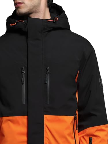 Image of JACK & JONES Men's Polyester Standard Length A-Line Coat