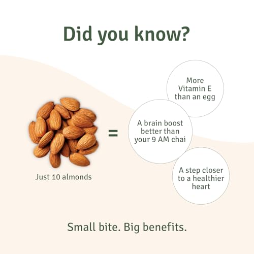Image of FarMart Pantry Premium California Almonds (Whole & Unroasted)| 500g Pack | Handpicked, High in Protein, Rich in Fibre & Magnesium | 100% Natural & Crunchy Dry Fruits |