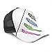 RAUP Casquette de Baseball Hommes Femmes, Japon Koi Poisson cerf-Volant sur Blanc réglable Camionneur Maille été ventilé Baseball Chapeau de Soleil Chapeau Hommes Chapeaux