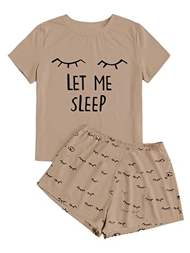 Image of Kingdenergy Girls Summer Cute Print Shorts Set T-Shirt and Short Pant 2 Piece Outfits Clothing Sets