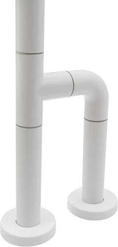 Miniatura 7 de Barras de agarre para inodoro de 27.55 pulgadas, barandillas de seguridad para mujeres embarazadas y ancianas, mango antideslizante, soporte de