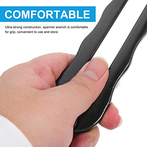 DOITOOL Adjustable Hook Wrench Pin Spanner 4Mm Double Claw Face Pin Wrench for Round Nut Removal Hand Tool 6.3X1.6In - Image 4