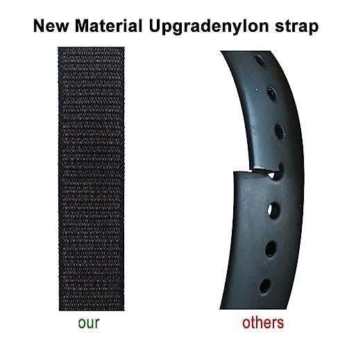 Niboow 20 mm 22 mm bracelet, nylon replacement strap, wristbands, watch strap