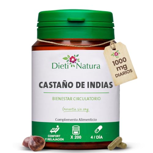 Dieti Natura 200 Cápsulas de Castaño de Indias - Mejora