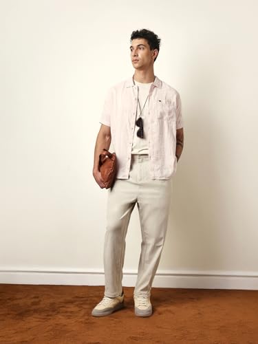 Image of THE BEAR HOUSE Men's Casual Shirt Modern Fit Everyday Wear