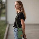 FuninCrea Torba na telefon komórkowy do zawieszenia, z płótna żaglowego, na telefon komórkowy, damska torba Crossbody z 3-warstwowymi kieszeniami, lekka, damska torba na telefon komórkowy z paskiem na