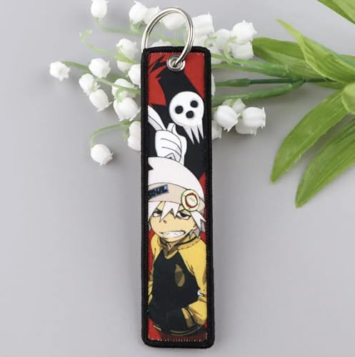 Image of Soul Eater Anime Manga Keychain Key Tag Chain Fob Ring