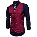 Produktbild N\P Westen Für Männer Casual Slim Fit Herren anzug Weste zweireiher Jacke