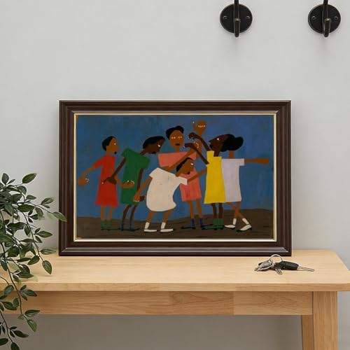 Impression William H. Johnson enfants danse déco murale poétique - 7