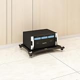 Soporte de audio versátil: este soporte para tocadiscos es ideal para esquinas o espacios no utilizados, sirve como una unidad de cine en casa o un soporte lateral en varios entornos como oficinas, salas de estar o dormitorios.