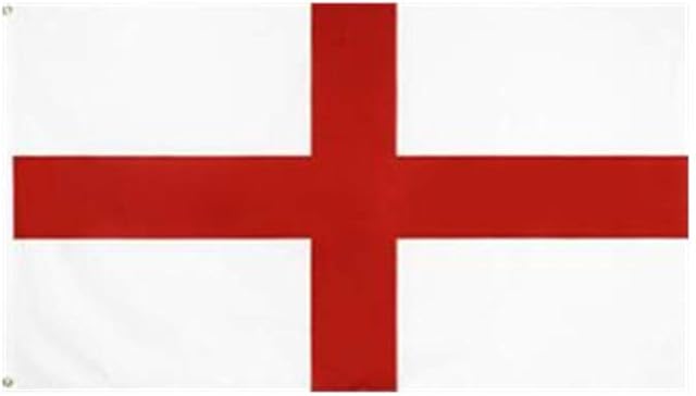 Stormflag George Cross Flag - England Flags UV Fade Resistant 3x5ft(90cmx150cm) Polyester 90g with Two Eyelets and Double Stitched