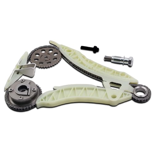 AUCERAMIC N14B16 Engine Timing Chain Kit Fit for 2007-2012 Mini Cooper S R55 R56 R57 R58 R59 1.6L Turbo Replace# 11317516088, 11317534833, 11314609482