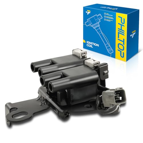 Image of PHILTOP 1 Pack Ignition Coil UF593 Fit for Elantra Tucson Tiburon Spectra