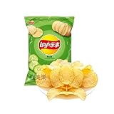 選べるレイズ 楽事薯片 黄瓜味 青柠味 香辣小龍蝦味 麻辣味 番茄味 紅烩味 鉄板鱿鱼味【外装印字は製造日】 (黄瓜味, 40g x 3点)