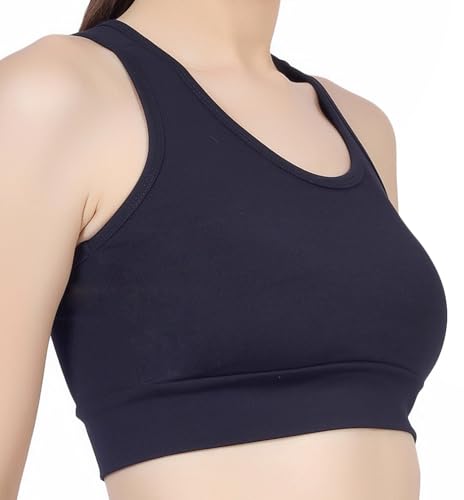 Image of Sports Bra for Women | Non-Padded High Support Gym, Yoga & Running Bra | Seamless Sweat-Wicking Polyester Workout Bra