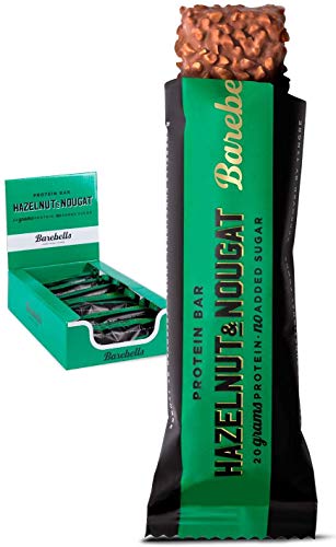 Barebells Protein Bar, 12 x 55 g Riegel (Hazelnut & Nougat)