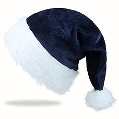 Navy Blue Santa Hat