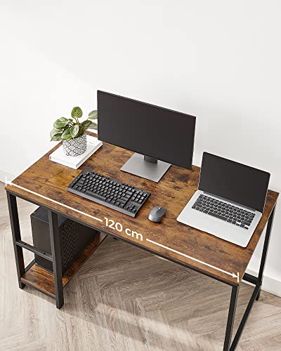 VASAGLE Computertisch, Bürotisch, moderner Stil, 120 x 60 x 76 cm – Ansicht 9