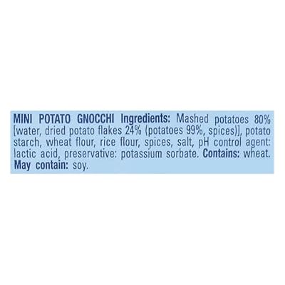 De Cecco Pasta, Mini Potato Gnocchi No.402, 17.5 Ounce (Pack of 12)