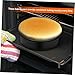 NAMOARLY Nonstick Round Cake Pans 3-piece Baking Set with Parchment Liners 8-inch Diameter Black Versatile for All Kinds of Cakes