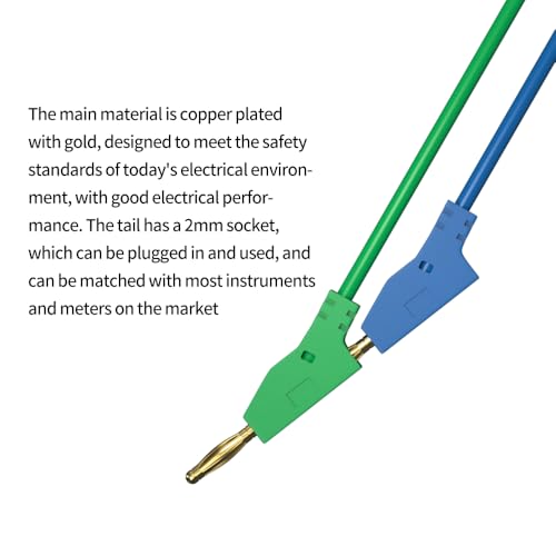 CZJZDZ 2mm Mini Banana Plug Test Lead Jumper Wire, 5pcs by CZJZDZ - Used condition - Image 5