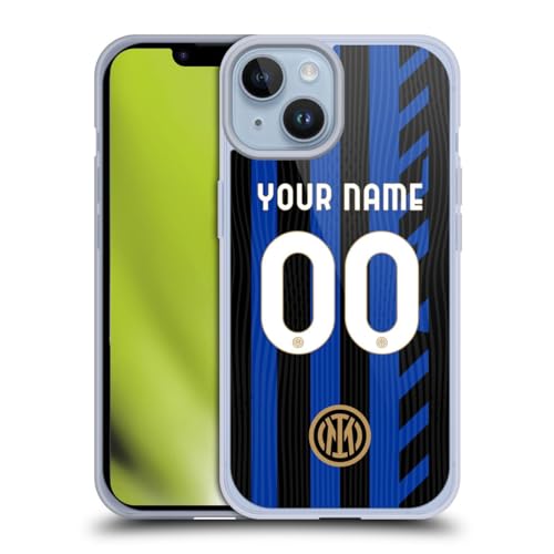 Protection iPhone 14 Inter Milan 2024/25 de qualité militaire en gel flexible