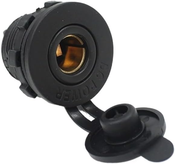 1Pcs EU Plug Motorcycles Cigarette Lighter Socket Modified Waterproof Car Charger Socket For BMW/Honda/Harley