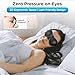 Zugzwang Moisture Chamber Glasses for Dry Eyes, Silicone Moisture Goggles for Sleeping, Soft Sleep Mask Sleep Glasses for Women Men (1)