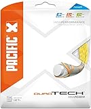 Engineerd en Alemania. Pacific Dura Tech - Cordaje para Raqueta de Tenis (12,20 m), Color Dorado, tamaño 1.32mm/16