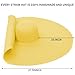 Oversized Beach Straw Hats for Women Extra Large Wide Brim Beach Hat Foldable Roll up Floppy Sun Hat Summer UV Protection (Yellow)