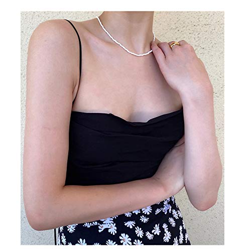 Ziper Women Bohemian White Beaded Choker Glass Necklaces Jewelry Gifts For Mom Girlfriend #TOP4