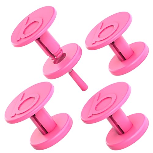 Replacement Buttons for Bogg Bag Handle Strap Hard Plastic 3D b Rivets Match New Bogg Bag Style Haute Pink Color Fits Original Baby and Bitty Totes Durable Replacement Accessories