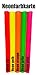 Produktbild folien-zentrum (16,99/m²) Oracal Neon 6510 Fluorescent Cast Fluoreszierend Plotterfolie 1m x 1m Folie Orafol (Neon Gelb)