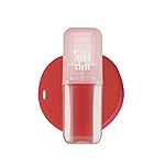 ETUDE Dear Darling Oil Tint 8 Red Candy 4.2g | High Moisturizing and Strong Hydrating Lip Oil/Lip Gloss | Smooth and Moist Lips | Non-Sticky Lip Oil Tint For Dry Lips | Korean Makeup